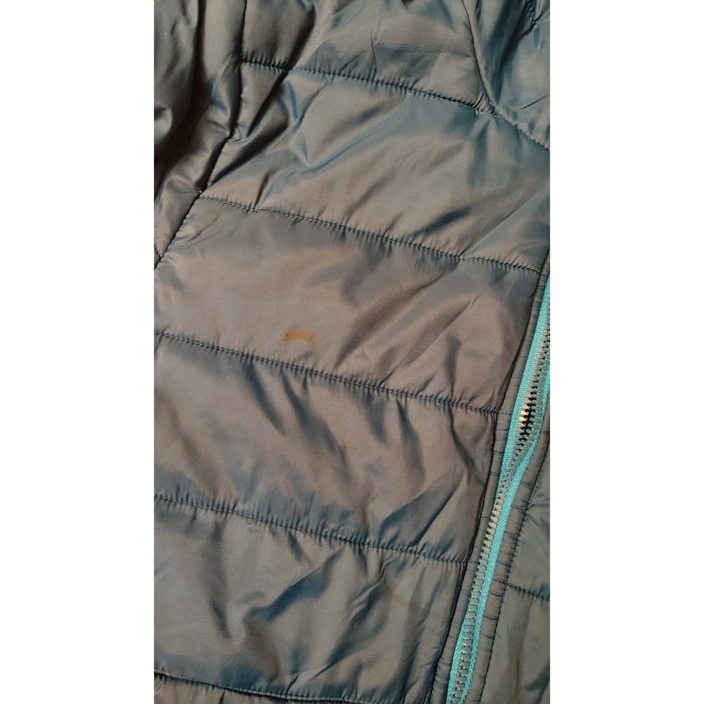 UNDER ARMOUR Boys Winter Jacket Reversible Blue Fleece Storm - Picture 3 of 7
